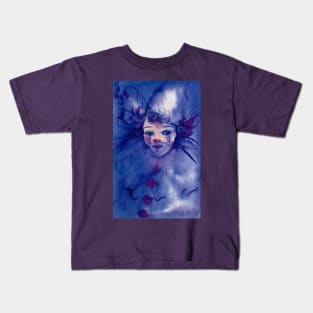 CLOWN IN PURPLE Kids T-Shirt